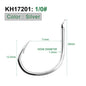 PROBEROS 10 pieces/bag, 5 bags with 50 pieces sold at once High Quality Fishhook Set High Carbon Steel Triangular Teeth Hook Tip Processed Fishhook Accessories Wholesale
