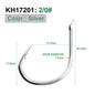 PROBEROS 10 pieces/bag, 5 bags with 50 pieces sold at once High Quality Fishhook Set High Carbon Steel Triangular Teeth Hook Tip Processed Fishhook Accessories Wholesale