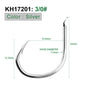 PROBEROS 10 pieces/bag, 5 bags with 50 pieces sold at once High Quality Fishhook Set High Carbon Steel Triangular Teeth Hook Tip Processed Fishhook Accessories Wholesale