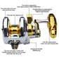 PROBEROS® Full Metal Jigging Reel 40LB Power Drag Deep Sea Saltwater Trolling Jigging Boat Fishing Reel - Proberos