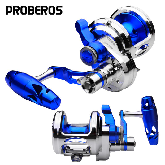 PROBEROS® 🔥 "HYDRA FORGE REEL: Triple Brake Dominance & Military-Grade Durability!" ⚙️🌊