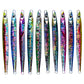 PROBEROS 5PC NOVO Deep Sea Metal Jig Pesca Jigbait Colher Iscas Jig Lure Lápis Fast Sinking Pesca Tackle