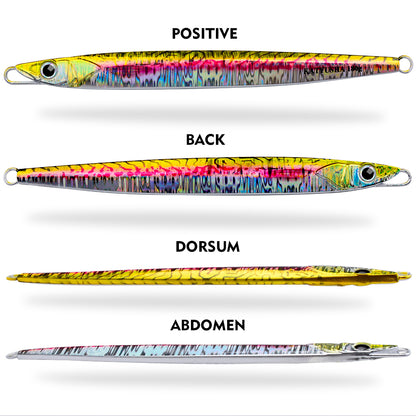 PROBEROS KLF138 Saltwater Slow Jigging Lure 60g-180g Lead Bait
