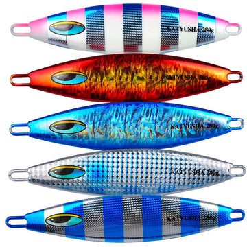 PROBEROS 5PC Metal Jigs Jigging Lure Artificial Baits Jig Lure Saltwater Fishing Tackle - Proberos