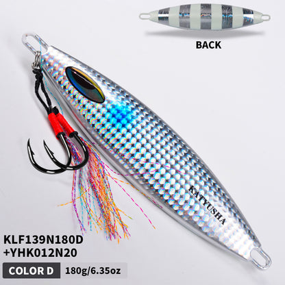 PROBEROS KLF139 Slow Pitch Jig Glow 180g-280g Saltwater for Tuna Amberjack Snapper