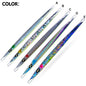 PROBEROS 5PCS Hot. 60g Metal lure Minnow 80g Jig Bait no hook Spinning Baits Sinking