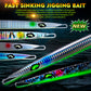 La sonda 5pcs está caliente. 60g cebo metálico minnow 80g cebo giratorio sin gancho hundido