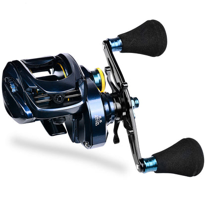 PROBEROS KRX500 Carrete casting 243g-245g / 6.5:1 / 6+1BB, mecanizado CNC – agua salada