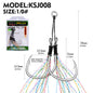 PROBEROS 5pc High Carbon Steel Jig Hook - Wide Gap for Easy Large Bait Presentation