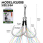 PROBEROS 5pc High Carbon Steel Jig Hook - Wide Gap for Easy Large Bait Presentation