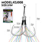 PROBEROS 5pc High Carbon Steel Jig Hook - Wide Gap for Easy Large Bait Presentation