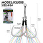 PROBEROS 5pc High Carbon Steel Jig Hook - Wide Gap for Easy Large Bait Presentation