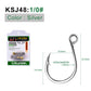PROBEROS 5PACKAGE 20Pcs/package Crank Jig Head Fishing Hooks 1/0-5/0# Barbed Single Circle Carp Hooks High Carbon Steel Fishhooks Fishing Tackle - Proberos