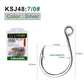 PROBEROS 5PACKAGE 20Pcs/package Crank Jig Head Fishing Hooks 1/0-5/0# Barbed Single Circle Carp Hooks High Carbon Steel Fishhooks Fishing Tackle - Proberos