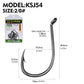 PROBEROS 20 pieces/bag, 5 bags with 100 pieces sold at once High Carbon Steel Slow Jig iron plate Hook Saltwater Jigging Fishing Hook Anzol Fishhook Tackle - Proberos