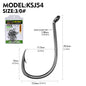 PROBEROS 20 pieces/bag, 5 bags with 100 pieces sold at once High Carbon Steel Slow Jig iron plate Hook Saltwater Jigging Fishing Hook Anzol Fishhook Tackle