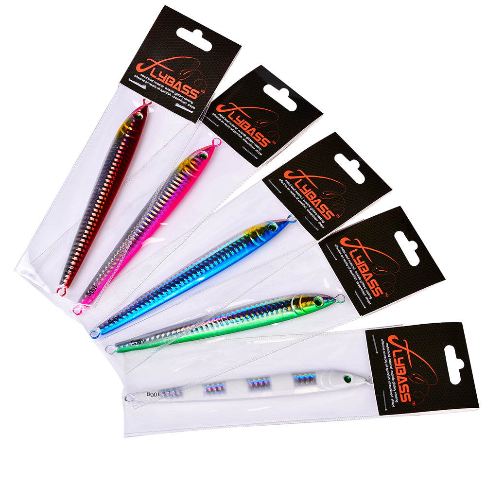 PROBEROS  5PCS 【40g-100g】 Fishing Jig Casting Fishing Jigs Saltwater Jigging Lure