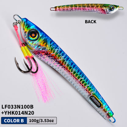 PROBEROS LF033 Slow Jigging Lure with Assist Hook | Saltwater Bait