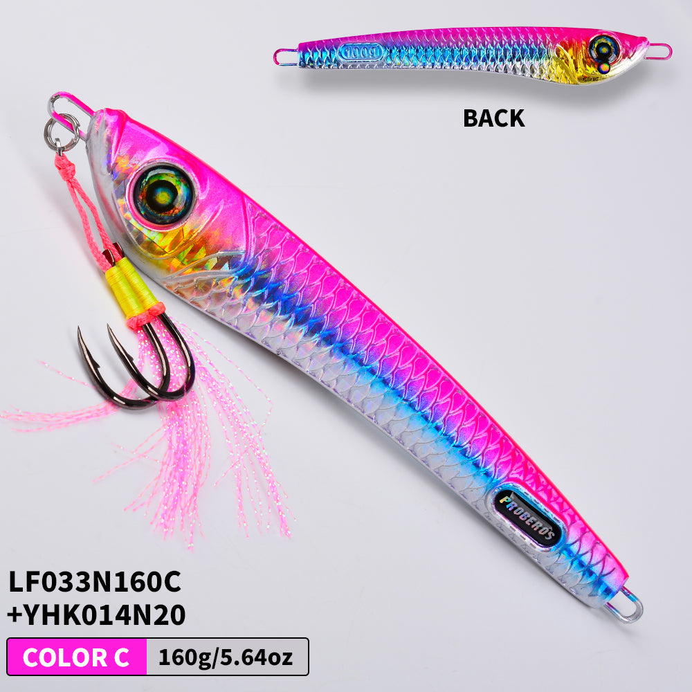 PROBEROS 5PCS Металлическая ложка 80г - 100г - 120г буксирная наживка