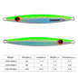 PROBEROS 8PCS Metal Jig  60g 80g 100g  Shore Trolling Spoon Hard Fishing Lure Laser Body Shiny Luminous Tackles