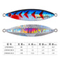 Proberos 8pcs Cebo de pesca de metal duro artificial Cebo de pesca de agua salada Cebo de pesca de hundimiento nocturno Cebo de pesca de metal