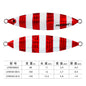 Proberos 8pcs Cebo de pesca de metal duro artificial Cebo de pesca de agua salada Cebo de pesca de hundimiento nocturno Cebo de pesca de metal