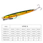 PROBEROS 5pcs Cranky Slow Pitch Jigs, 10g/20g/30g/40g/60g/80g, Luminous Metal Casting Lure, Saltwater Fishing Tackle for Amberjack, Lead, Easter/Independence Day/Thanksgiving/Christmas Festive Fishing Gear