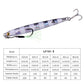 PROBEROS 5pcs Cranky Slow Pitch Jigs, 10g/20g/30g/40g/60g/80g, Luminous Metal Casting Lure, Saltwater Fishing Tackle for Amberjack, Lead, Easter/Independence Day/Thanksgiving/Christmas Festive Fishing Gear - Proberos