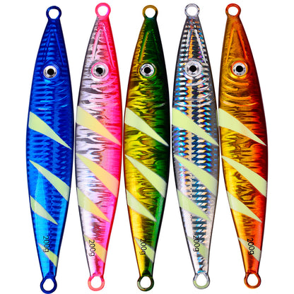 PROBEROS LF111 Slow Jigging Lure Glow Saltwater Bait 60g-200g