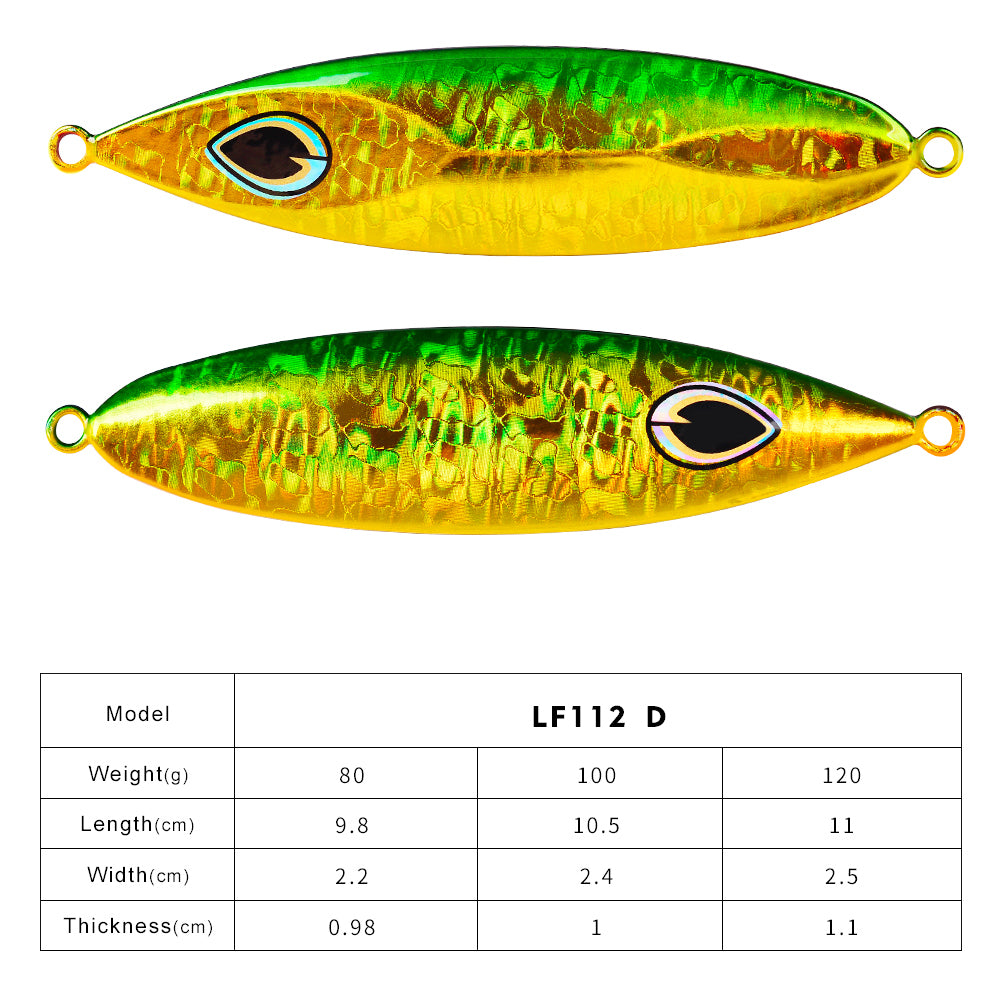 PROBEROS 5PCS Kovové Jig Rybářské návnady 80-120g Kovové rybaření Světelné návnady slané vody Návnady Articulos De Pesca Isca Umělé falešné ryby