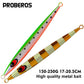PROBEROS 5PCS Metal Jig Fishing Lure Slow Cast Hard Lure Jigging Spoon Artificial Shore Metal Bait Sea Tackle 150G 200G 250G - Proberos