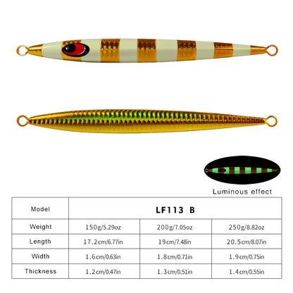 PROBEROS LF113 Saltwater Slow Jigging Lure 3D Sardine 150g-250g