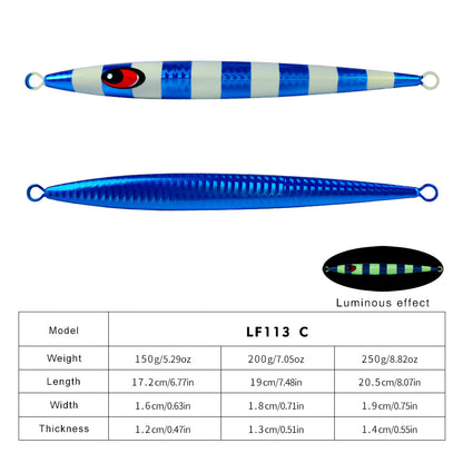 PROBEROS LF113 Saltwater Slow Jigging Lure 3D Sardine 150g-250g