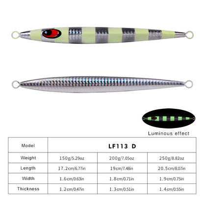 PROBEROS LF113 Saltwater Slow Jigging Lure 3D Sardine 150g-250g
