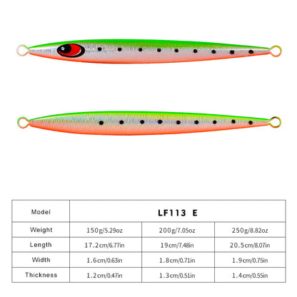 PROBEROS LF113 Saltwater Slow Jigging Lure 3D Sardine 150g-250g