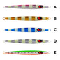 PROBEROS 5PCS Metal Jig Fishing Lure Slow Cast Hard Lure Jigging Spoon Artificial Shore Metal Bait Sea Tackle 150G 200G 250G