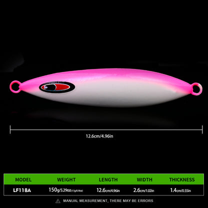 PROBEROS LF118 Slow Jigging Lure Glow Saltwater Jig 80g-300g