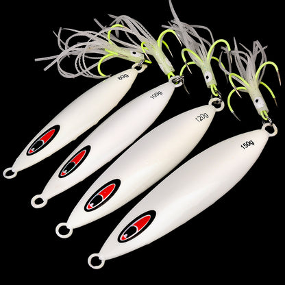PROBEROS LF118 Slow Jigging Lure Glow Saltwater Jig 80g-300g