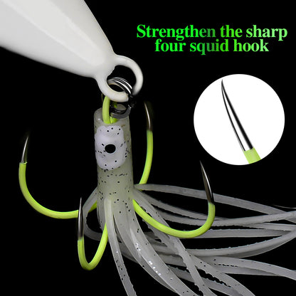 PROBEROS LF118 Slow Jigging Lure Glow Saltwater Jig 80g-300g