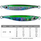 PROBEROS 5pcs Luminous Fishing Lure - Slow Jigging Hard Lure, Iron Plate Fish Design, Realistic Stripes & Marble Patterns, Sunken Throwing Device for Fishing, Fishing Lure - Proberos