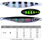 PROBEROS 5pcs Luminous Fishing Lure - Slow Jigging Hard Lure, Iron Plate Fish Design, Realistic Stripes & Marble Patterns, Sunken Throwing Device for Fishing, Fishing Lure - Proberos