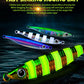 PROBEROS 5pcs Luminous Fishing Lure - Slow Jigging Hard Lure, Iron Plate Fish Design, Realistic Stripes & Marble Patterns, Sunken Throwing Device for Fishing, Fishing Lure - Proberos