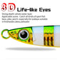 PROBEROS 5pcs Luminous Fishing Lure - Slow Jigging Hard Lure, Iron Plate Fish Design, Realistic Stripes & Marble Patterns, Sunken Throwing Device for Fishing, Fishing Lure - Proberos