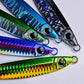 PROBEROS 5pcs Luminous Fishing Lure - Slow Jigging Hard Lure, Iron Plate Fish Design, Realistic Stripes & Marble Patterns, Sunken Throwing Device for Fishing, Fishing Lure - Proberos