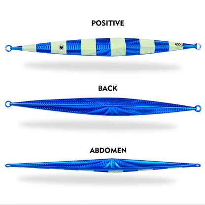 PROBEROS LF123 Slow Jigging Lure Glow Saltwater Bait 100g-400g