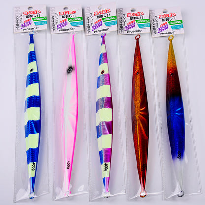 PROBEROS LF123 Slow Jigging Lure Glow Saltwater Bait 100g-400g