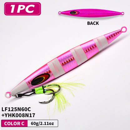 PROBEROS LF125 Saltwater Slow Jigging Lure 30g-250g Vertical Lead Jig