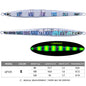 PROBEROS 5PCS Drag Metal Jig Spoon 80g-100g-120g Trolling Jigging Fish Sea Bass Hard Bait Fast Sinking Fishing Lure WobblerLure