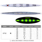 PROBEROS 5 PCS Metal Fishing Lure 60g-400g Jigging Bait Trolling Wobbler Artificial Hard Swimbait Sinking Leurre Sea Fishing Isca