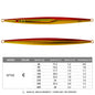 PROBEROS 5 PCS Metal Fishing Lure 60g-400g Jigging Bait Trolling Wobbler Artificial Hard Swimbait Sinking Leurre Sea Fishing Isca